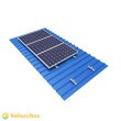 Mini rail support de fixation toiture bac acier POWER montage portrait