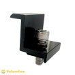 Clame / bride de fin BLACK de rail POWER pour panneaux solaires épaisseur 30mm