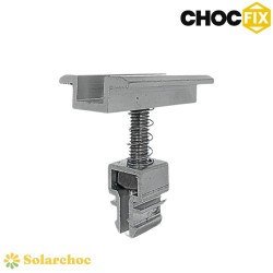 Clame / bride de milieu de rail CHOCFIX pour panneaux solaires épaisseur 30-50 mm 