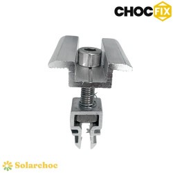 Clame / bride de milieu de rail CHOCFIX pour panneaux solaires épaisseur 30-50 mm 