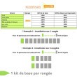 KIT SOLARFIX pour panneau(x) solaire(s) suivant(s) au sol sur équerres 1620mm 