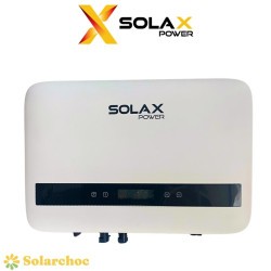 Kit solaire 6000W 12 panneaux solaires DMEGC 500W + 1 onduleur SOLAX X1 BOOST 6.0 monophasé Autoconsommation réseau Corfou [prod