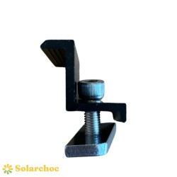 Clame / bride de fin pour support au sol à lester 30mm black [product.brand] 1 - Solarchoc 