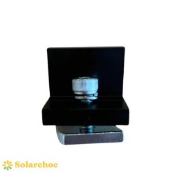 Clame / bride de fin pour support au sol à lester 30mm black [product.brand] 2 - Solarchoc 