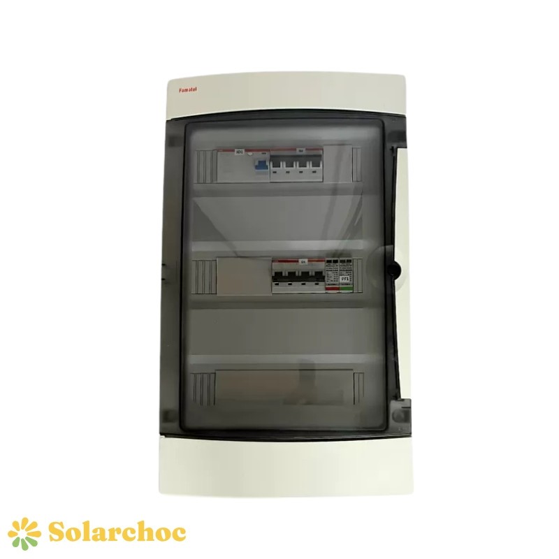 Coffret AC 13 kW triphasé 300mA (C25) TECHNIDEAL TECHNIDEAL 1 - Solarchoc 