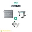Kit solaire 3000W 6 panneaux DMEGC 500W + 3 micro-onduleurs SOLAX + Pack Batterie ZENDURE Réseau Autoconsommation Bahamas ZENDUR