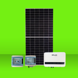 Kit solaire 3080W 8 panneaux solaires JOLYWOOD 385W + 1 onduleur SOLAX X1 MINI 3.0 monophasé Autoconsommation réseau Calas [prod
