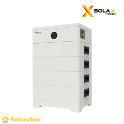 Pack 14,72kWh 4 Batteries solaires SOLAX TP-HS36 + BMS TBMS-MCS0800 avec socle SOLAX 3 - Solarchoc 