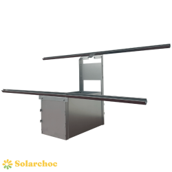 Support au sol à lester pour 2 panneaux solaires portrait 35° [product.brand] 2 - Solarchoc 