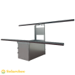 Support au sol à lester pour 2 panneaux solaires portrait 35° [product.brand] 2 - Solarchoc 