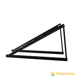 EQUERRE DE FIXATION SOL (1180x1180x600) AJUSTABLE NOIR