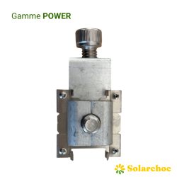 Platine de mise à la terre POWER pour fixations de panneaux solaires