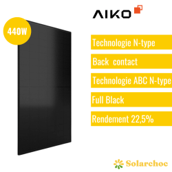 Panneau solaire AIKO 440W Full black ABC N-type A-MAH54MB