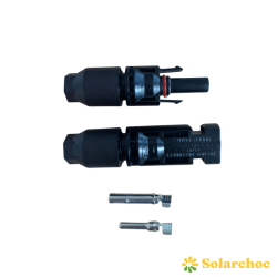 Connecteur MC4 pour panneaux solaires 1 femelle et 1 mâle GZX