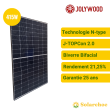 Panneau solaire JOLYWOOD 415W Silver Ntype Bifacial JW-HD108N 415