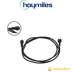 Câble secteur 5 mètres (1,5mm² - fiche prise 2P+T) pour micro onduleur HOYMILES HMS
