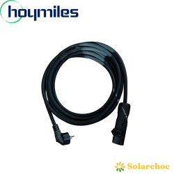 Câble secteur 10 mètres (2,5mm² - fiche prise 2P+T)  FLEX pour micro onduleur HOYMILES HMS