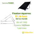 KIT de base POWER pour panneaux solaires au sol sur équerres 1620mm [product.brand] 1 - Solarchoc 