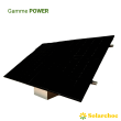 Support au sol à lester Gamme POWER pour 2 panneaux solaires portrait 35°