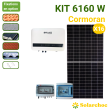 Kit solaire 6160W 16 panneaux solaires JOLYWOOD 385W + 1 onduleur SOLAX X1 BOOST 6.0 monophasé Autoconsommation réseau Cormoran