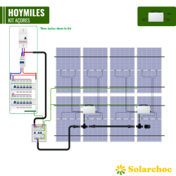 Schéma connexion Kit Açores 4120W Hoymiles