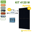 Kit solaire 4120W 8 panneaux AIKO 515W + 2 micro-onduleurs HOYMILES 2000W Autoconsommation réseau Açores