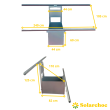Support au sol à lester pour 2 panneaux solaires portrait 35° [product.brand] 4 - Solarchoc 