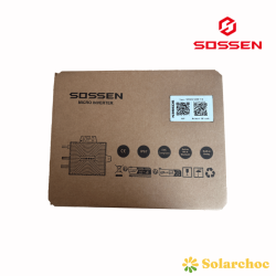 Micro-onduleur SOSSEN 500W prêt à brancher – WiFi & Bluetooth intégrés – IP67