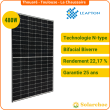 Panneau solaire LEAPTON 480W Cadre noir Bifacial N-type LP182*182-M60-NB