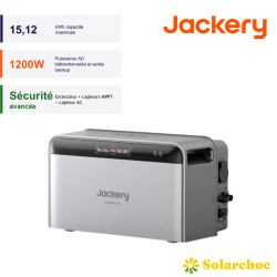 Pack 2,52kWh Batterie Plug and Play JACKERY SolarVault 3 Pro