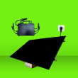 Kit solaire Plug&Play 1000W 2 panneaux DMEGC 500W + 1 micro-onduleur SOSSEN 1000W  Marquises