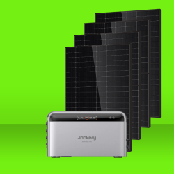 Pack 2,52kWh Batterie Plug and Play JACKERY SolarVault 3 Pro + 4 panneaux DMEGC 500W