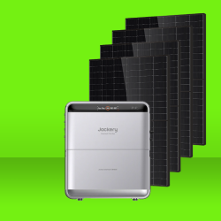 Pack 5,04kWh Batterie Plug and Play JACKERY SolarVault 3 Pro Max + 1 batterie BP2500 + 4 panneaux DMEGC 500W