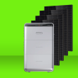 Pack 7,56kWh Batterie Plug and Play JACKERY SolarVault 3 Pro Max + 2 batteries BP2500 + 4 panneaux DMEGC 500W