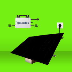 Kit solaire Plug&Play 1000W 2 panneaux DMEGC 500W + 1 micro onduleur 1000W HOYMILES Wifi intégré Autoconsommation Djerba [produc