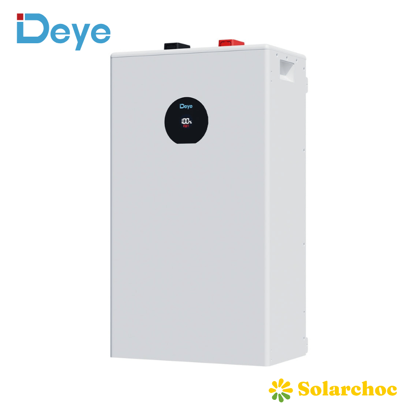 Batterie solaire LFP 16kWh DEYE SE-F16-C 51,2V 314Ah avec écran LCD