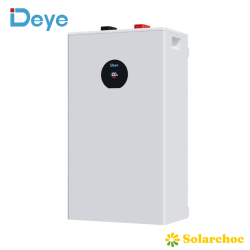 Pack DEYE 16kWh Onduleur hybride 8000W SUN-8K-SG05LP1-EU-AM2-PLUS + Batterie solaire SE-F16-C Monophasé DEYE 2 - Solarchoc 