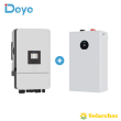 Pack DEYE 16kWh Onduleur hybride 8000W SUN-8K-SG05LP3-EU-SM2 + Batterie solaire SE-F16-C Triphasé DEYE 1 - Solarchoc 