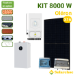 Kit solaire 8000W 16 panneaux DMEGC + onduleur hybride DEYE 8000W + batterie 16kWh monophasé Oléron [product.brand] 1 - Solarcho