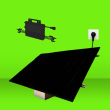 Kit solaire Plug&Play 2000W 4 panneaux DMEGC 500W + 1 micro onduleur HOYMILES 2000W Tobago