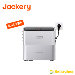 Pack 5,04 kWh Batterie Plug and Play JACKERY SolarVault 3 Pro Max + Batterie solaire additionnelle 2,52 kWh JACKERY 2 - Solarcho