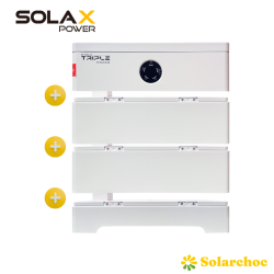Kit solaire 8000W batterie 7,36kWh SOLAX monophasé Maupiti