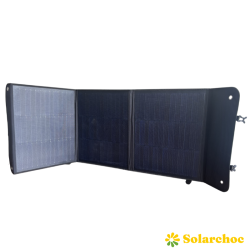 Valise solaire pliable 100W – Panneau solaire portable 3 volets