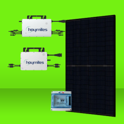 Kit solaire 5000W 10 panneaux DMEGC 500W + 3 micro-onduleurs HOYMILES Autoconsommation réseau Sterne
