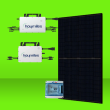 Kit solaire 5000W 10 panneaux DMEGC 500W + 3 micro-onduleurs HOYMILES Autoconsommation réseau Sterne