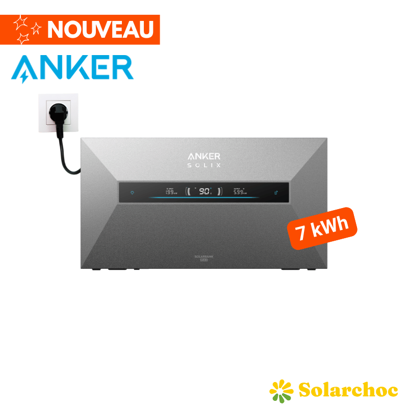 Batterie 7kWh Plug and Play ANKER SOLIX Solarbank MAX AC