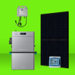 Kit solaire 6000W 12 panneaux DMEGC 500W + 6 micro-onduleurs SOLAX + Pack Batterie 5,28kWh ZENDURE Autoconsommation Aruba