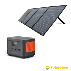 Pack Batterie JACKERY E100 Plus + Valise solaire pliable 100 W