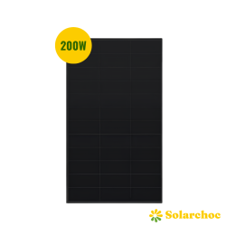Panneau solaire SOLARFAM 200W HPBC Full Black Rigide | Haute Performance