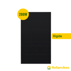 Panneau solaire SOLARFAM 200W HPBC Full Black Rigide SZBC-200